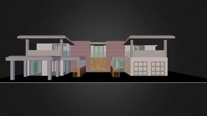 Yarra house (2).3ds 3D Model