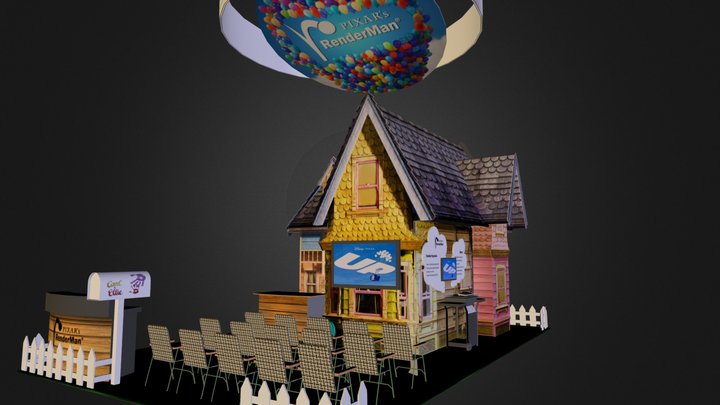 Pixar Siggraph Exhibit 3D Model