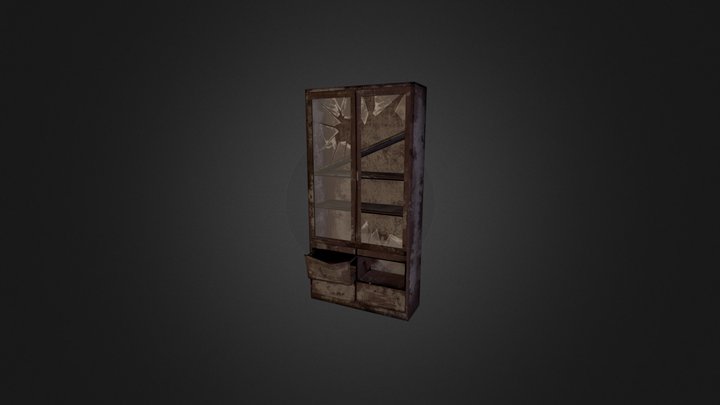 Old Cabinet 3D Model