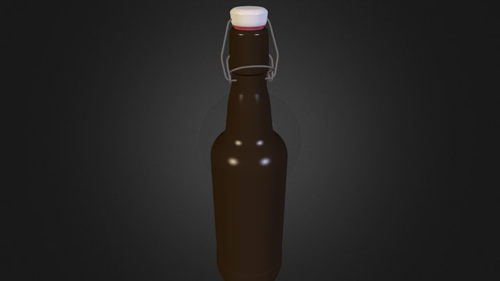Bavaria Bottle Bare 3D Model