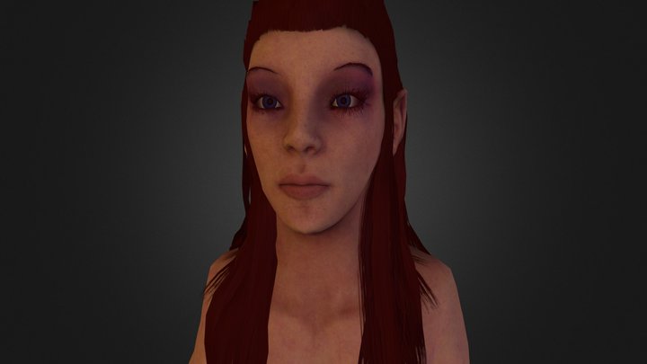 Elf head 3D Model