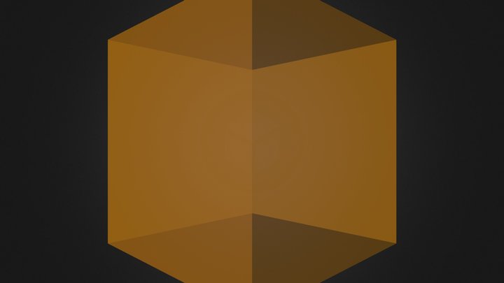 Box Orange 1.0 3D Model