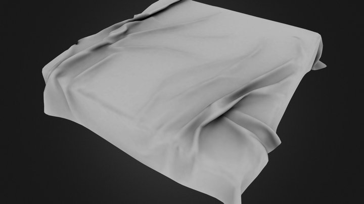 Bedding with AO in SketchUp 3D Model