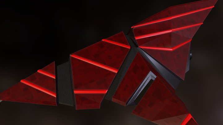 Spaceship 01 3D Model