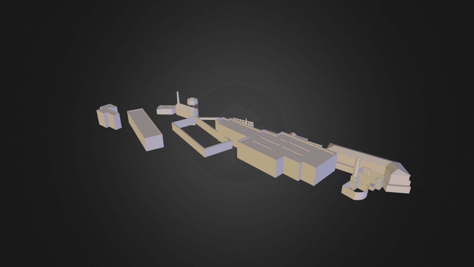 alcatraz - 3D model by AlexandreChecinski [yWdMh6f] - Sketchfab