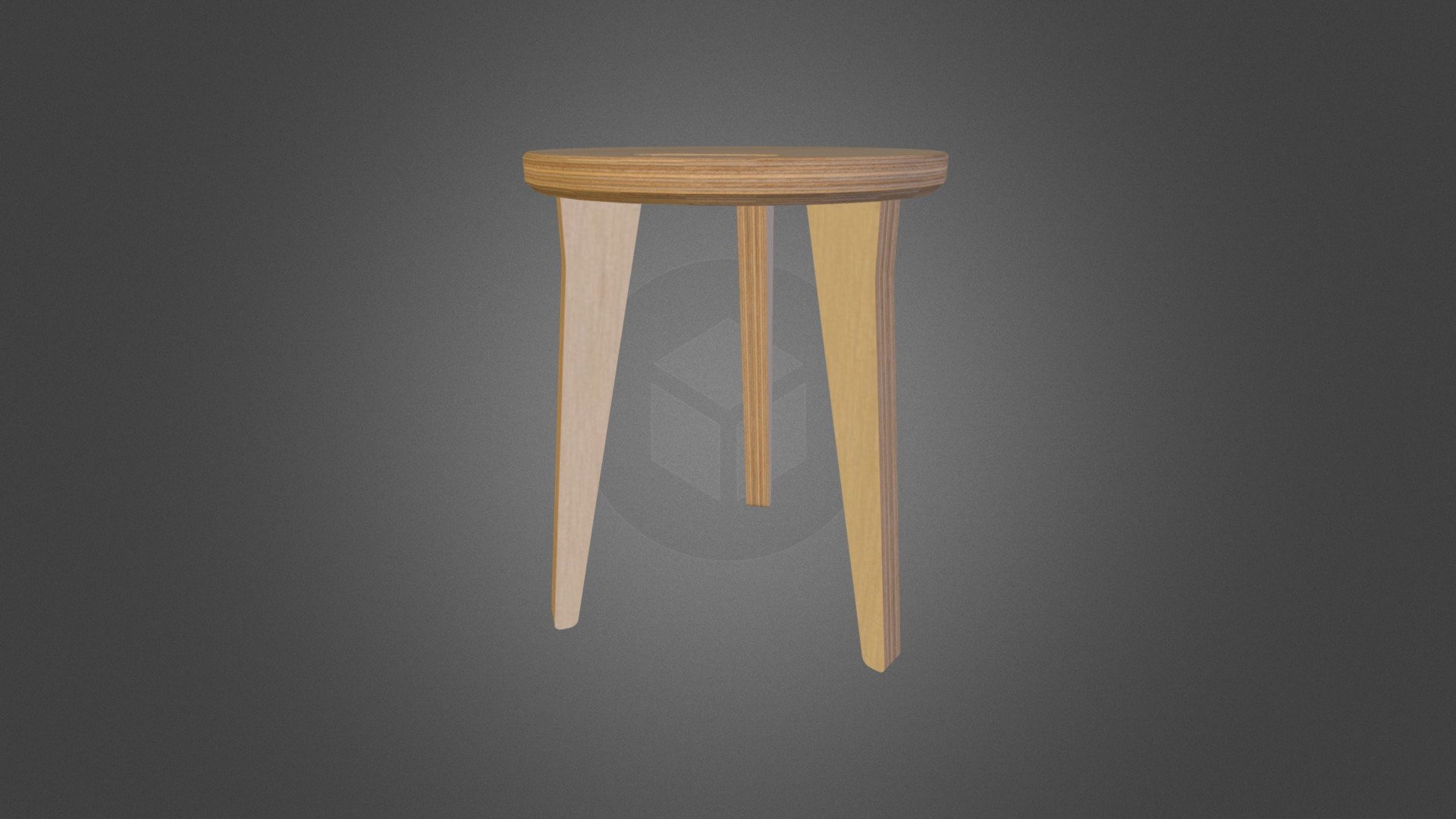 OpenDesk-Stool - 3D model by Opendesk (@fabhub) [ycjnFOB] - Sketchfab