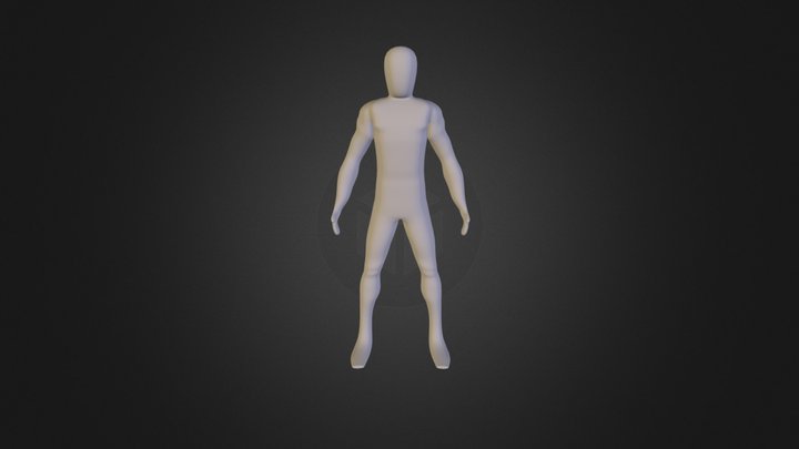 Walk Cycle 3D Model