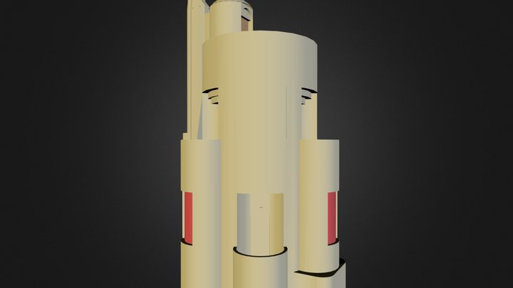 Tau Cylinder Tower  3D Model