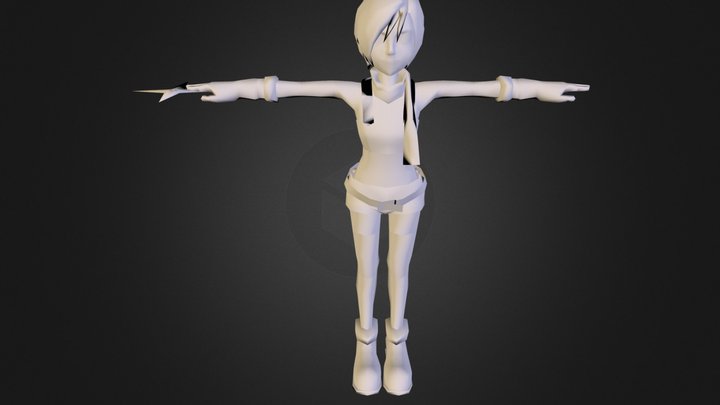 Yuffie_KH1.obj 3D Model
