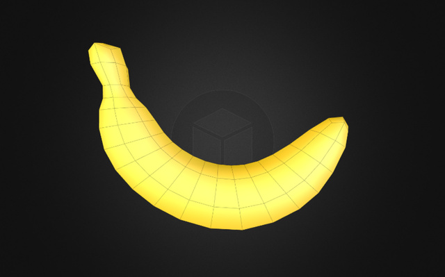 Banana.obj 3D Model