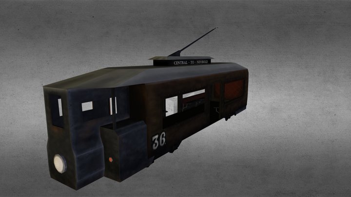 Tram  3D Model