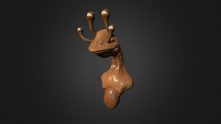 Worm Dude 3D Model