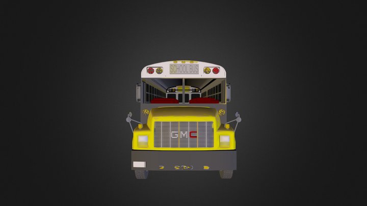 1997 GMC School Bus.zip 3D Model
