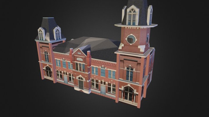 B_M_RailroadBlg2-3 3D Model